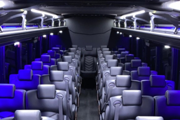 Midwest City Charter Bus Interior