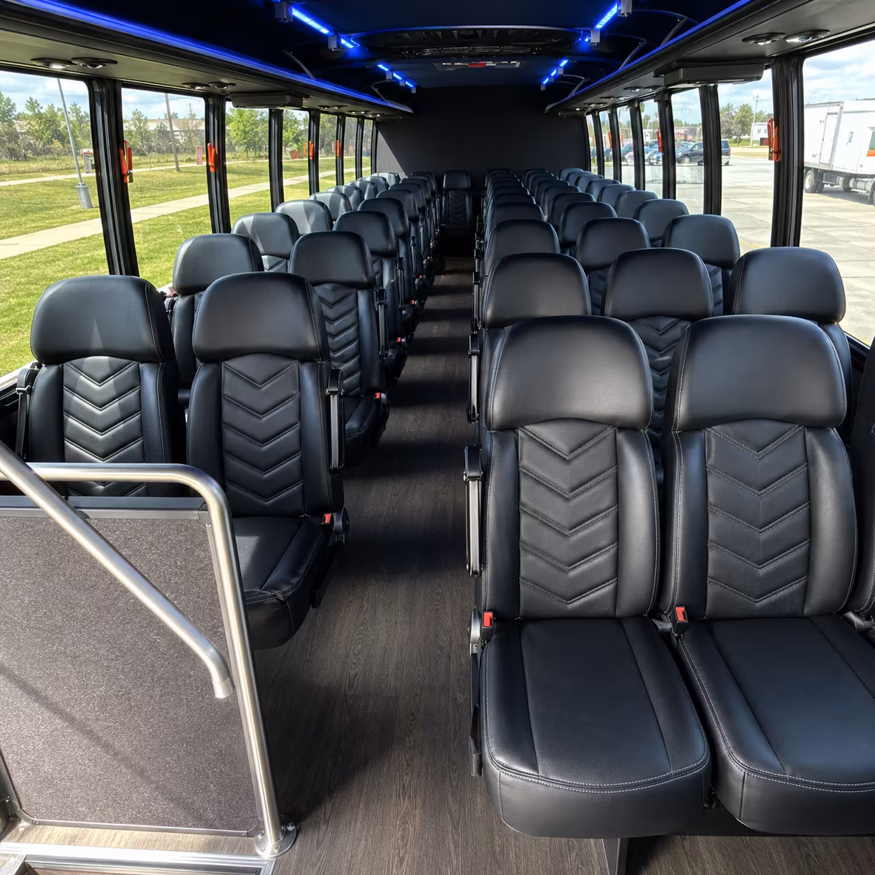 midwest city airport transportation onboard seating