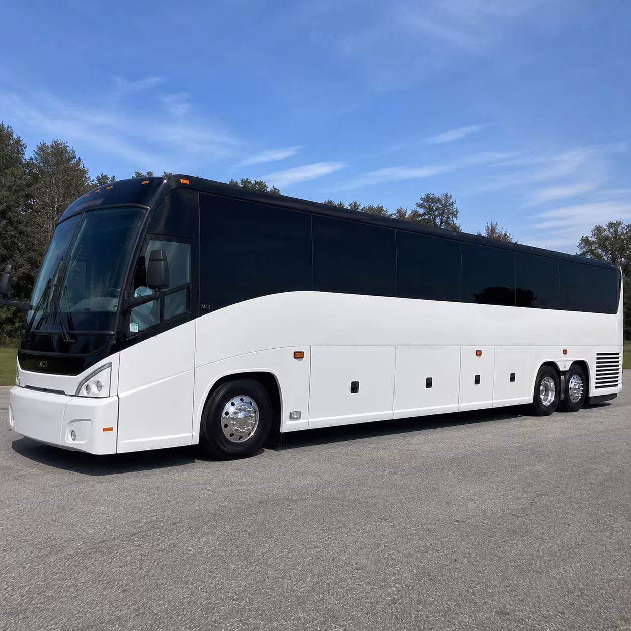 midwest city charter bus rental exterior